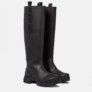 GANNI Recycled Rubber Rain Snow Boot